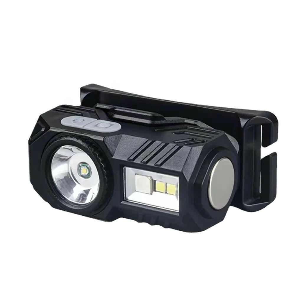 X22 XPE 2 * LED RGB Portable Headlights Rechargeable Headlamp Fill Night Travel Safety light Gear RGB Switch Built-in Battery