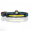 XPG+COB LED USB Rechargeable Head Torch Release Induction Zoom Headlamp 6 Modes Head Lamp with Built-in Battery Flashlight