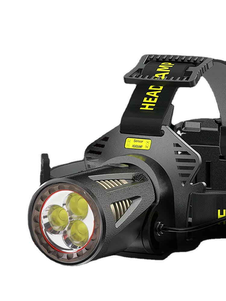 XHP360 High Power Fishing Headlamp Rechargeable Light Headlight Camping Hiking Led Flashlights Can Be Used As A Power Bank